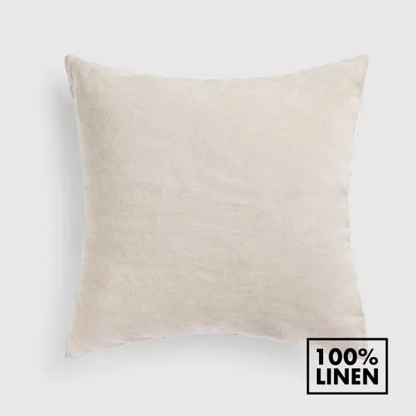 Natural Linen Pillow Cover