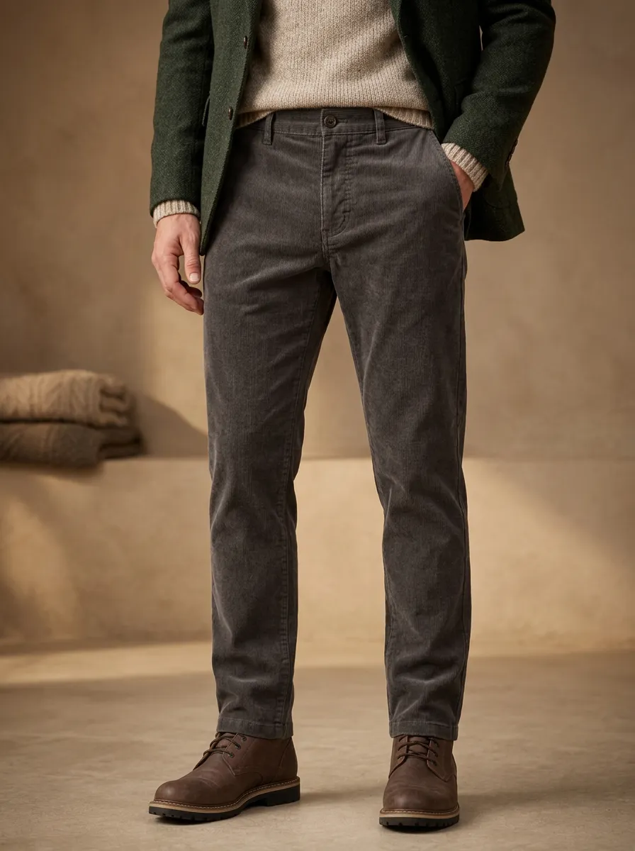 Men's Autumn Winter Refined Corduroy Pants