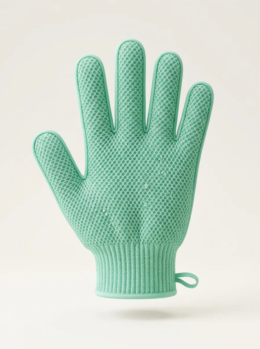 Compact Textured Exfoliating Bath Exfoliating Glove