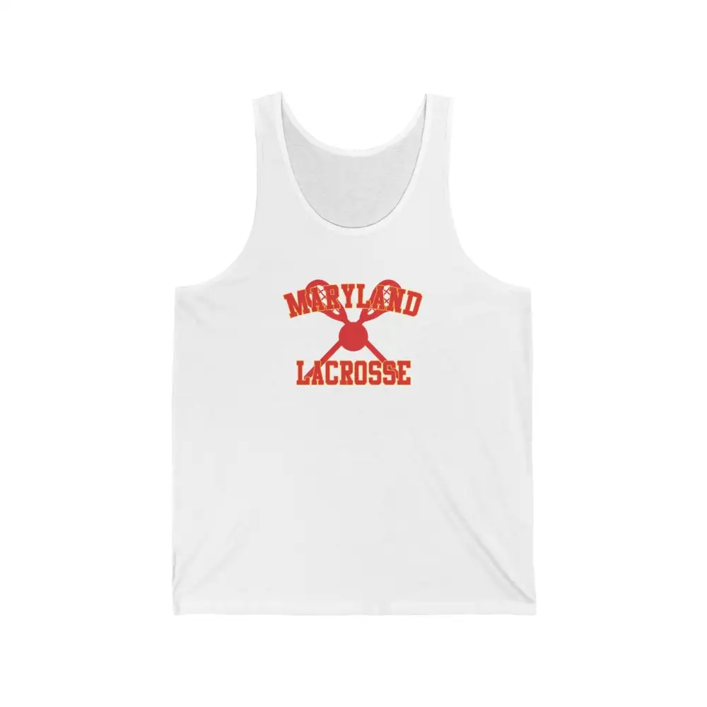 Lacrosse Stick Print Tank Top