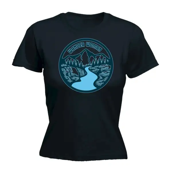 Camping Graphic Fitted Tee
