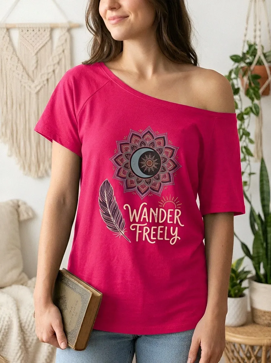 Boho Wander Freely T-Shirt