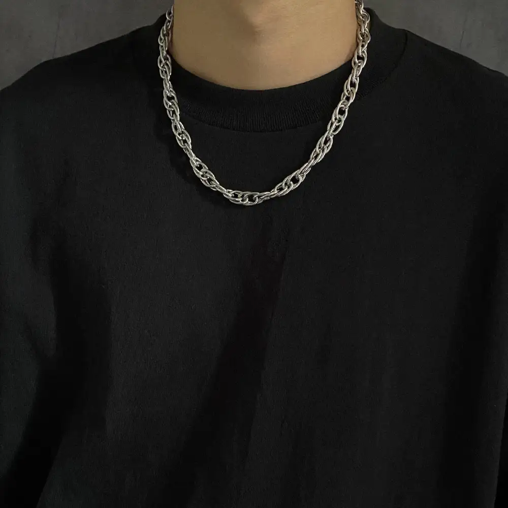 Street Rope Chain Necklace