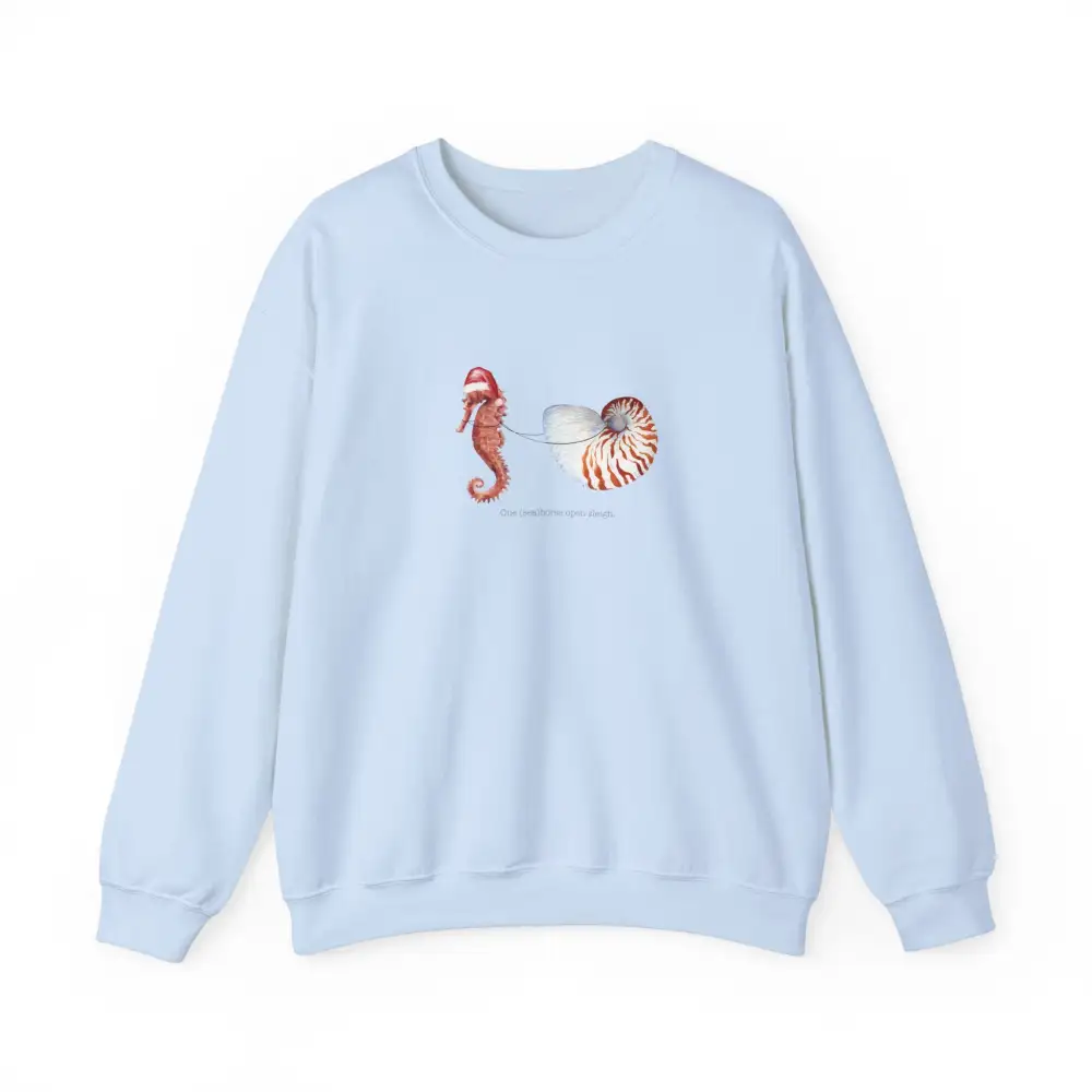 Seahorse Glide Graphic Crewneck Sweatshirt