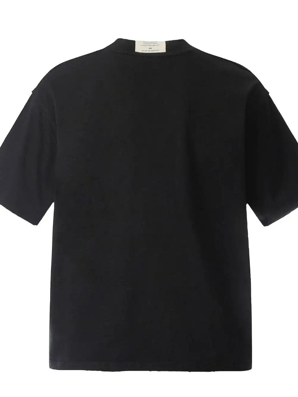 Plain Front Crew Neck Short Sleeve Tee