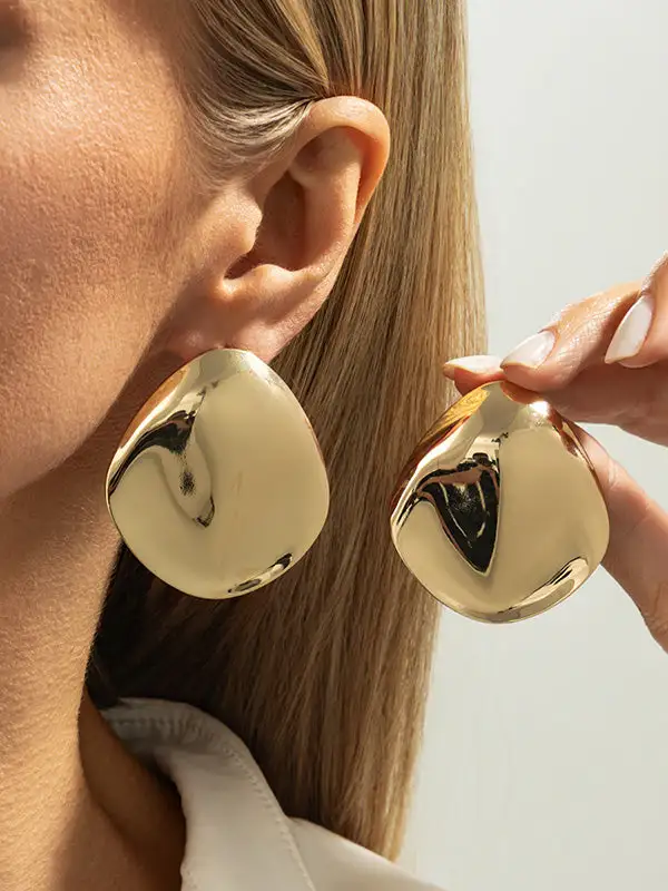 Graceful Crystal-Look Accent Earrings
