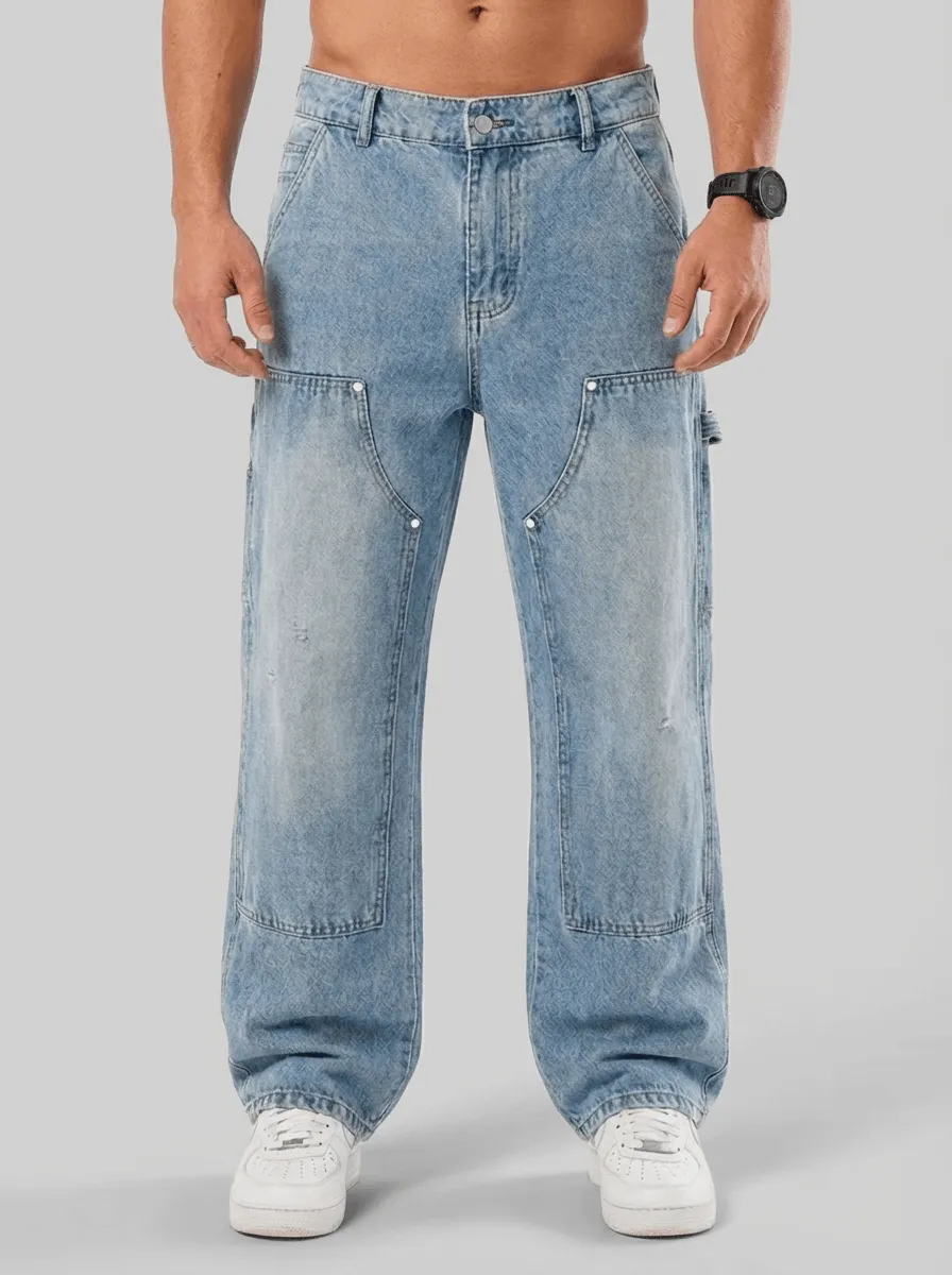 Light Blue Carpenter Denim Jeans