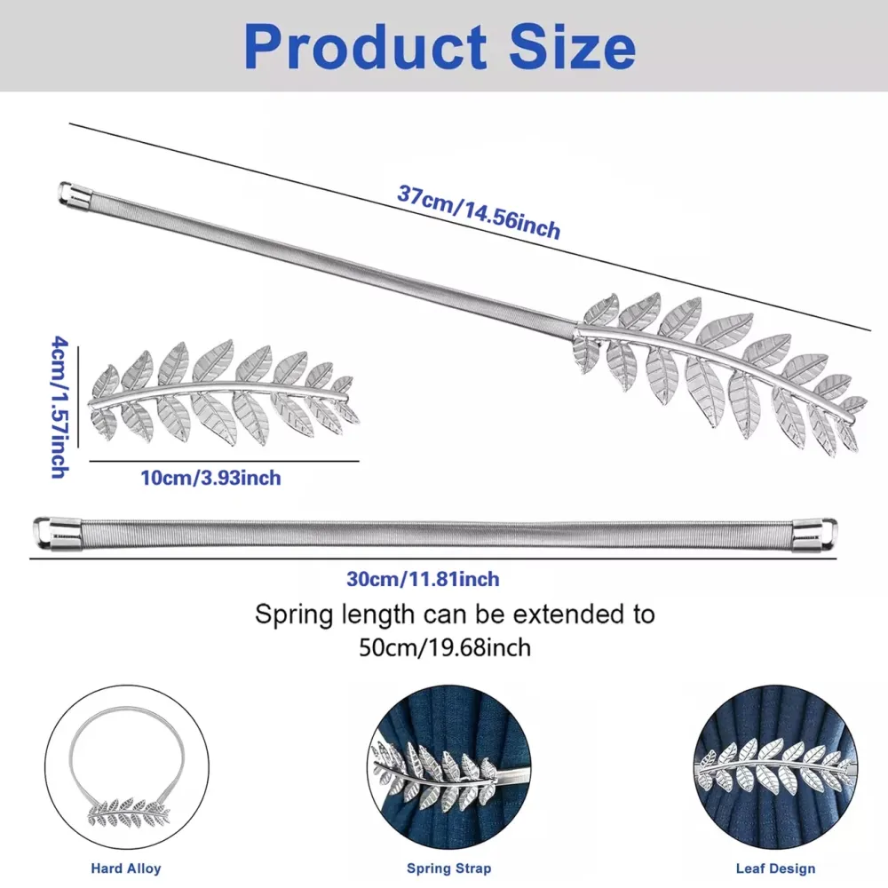 Modern Leaf Curtain Tieback