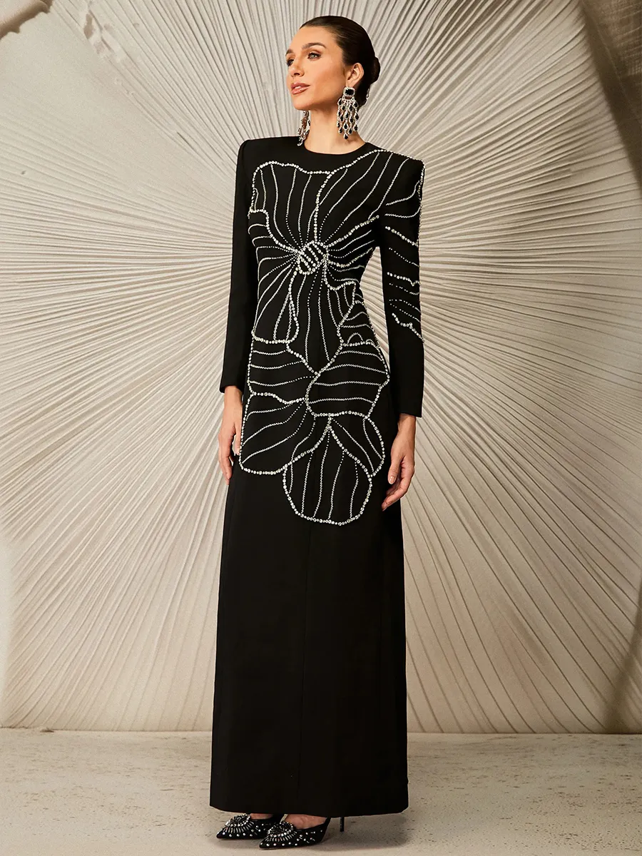 Aurelia Maxi Dress In Black