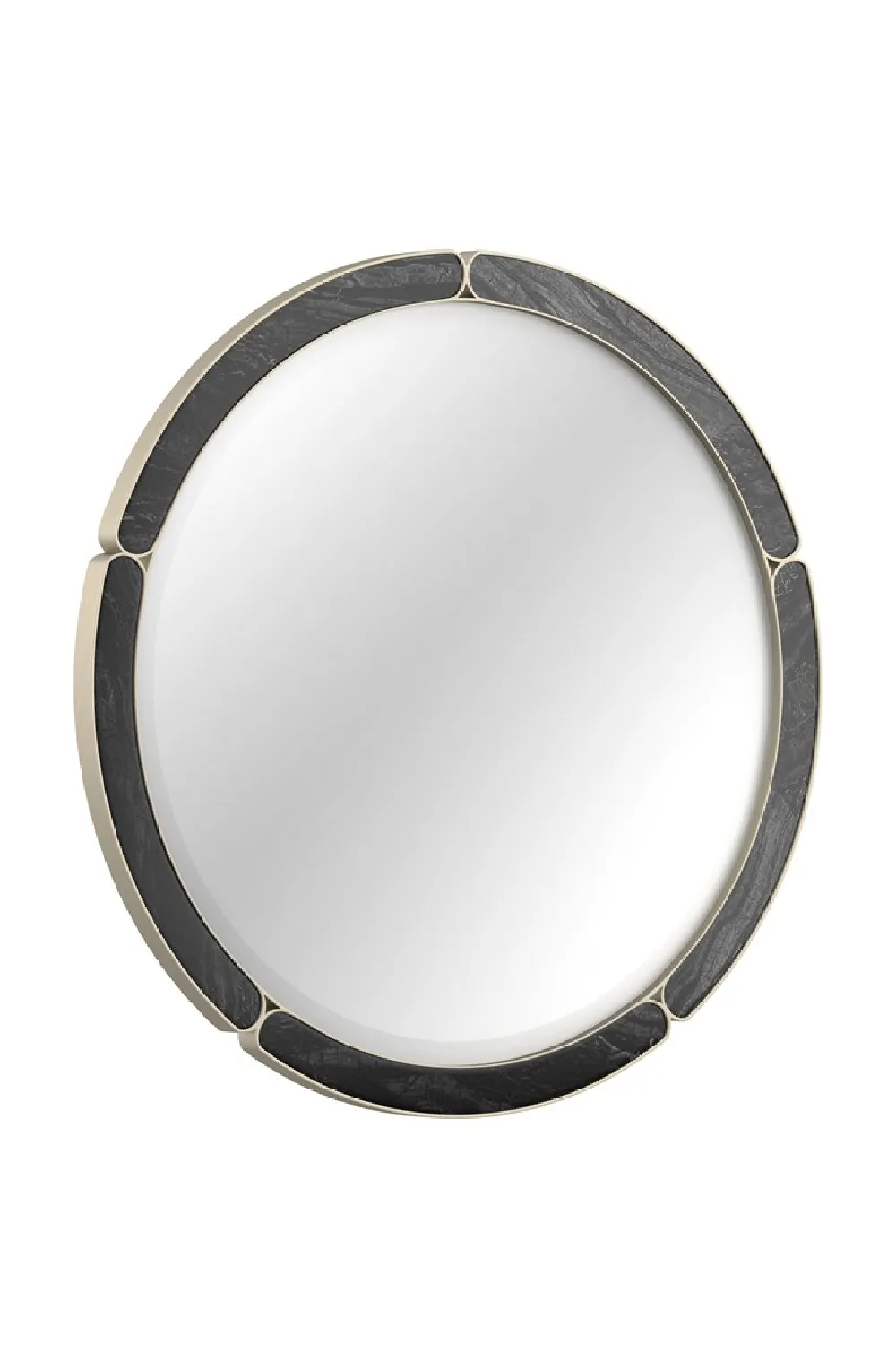 Stone Round Mirror