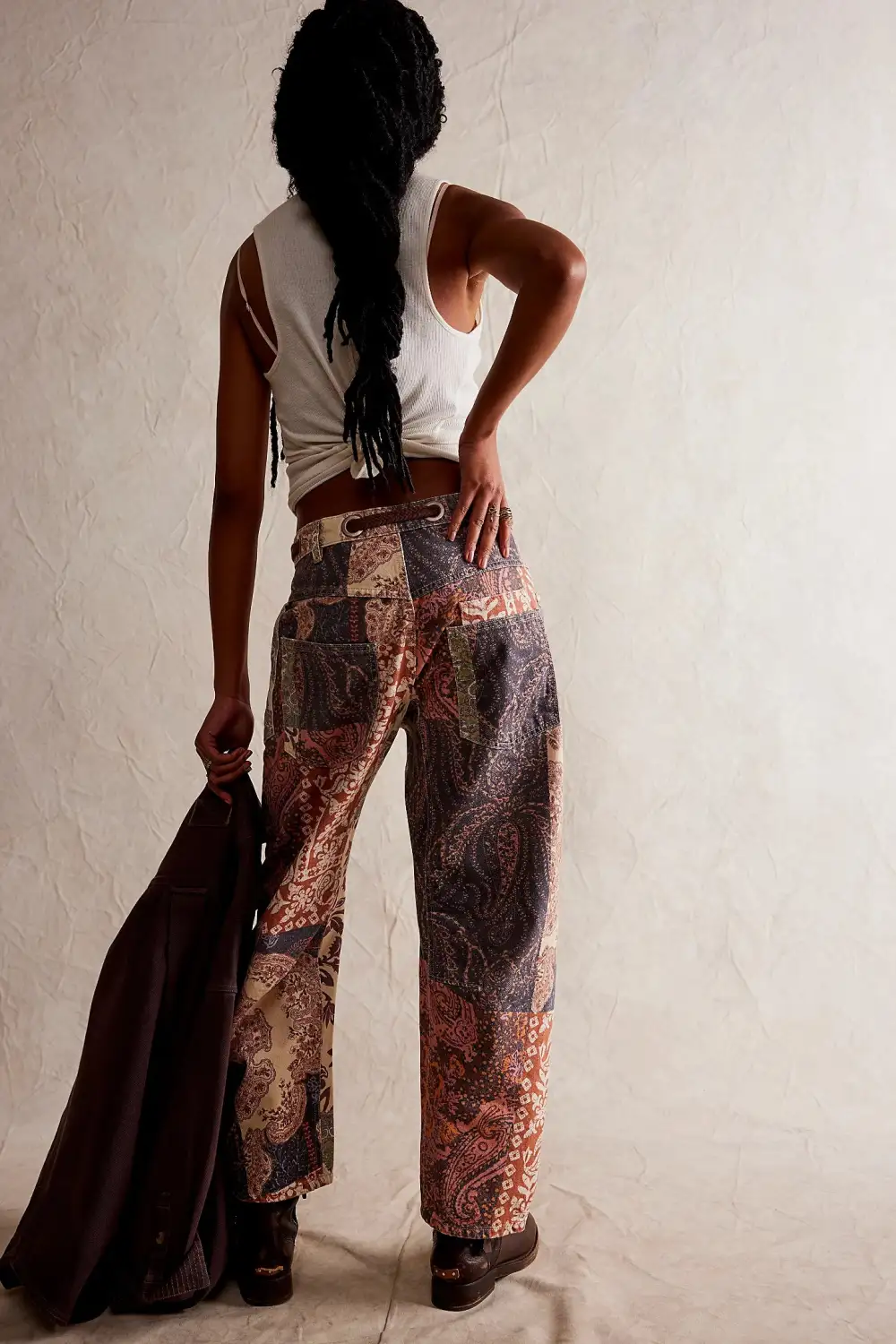 Moxie Pull-On Barrel Jeans Combo
