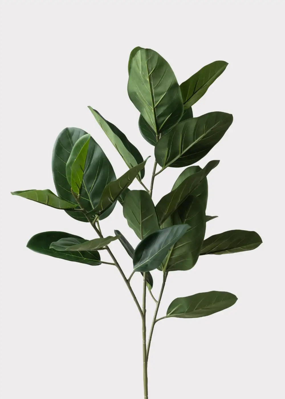 Artificial Ficus Leaf Branch