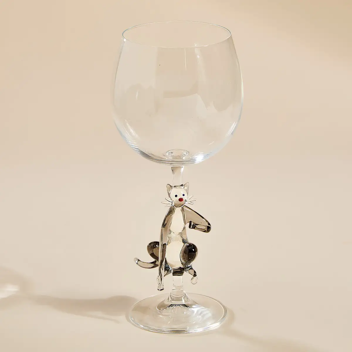 Textured Decorative Wine Glass