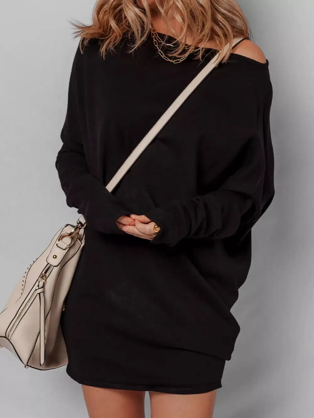 Asymmetric Mini Dress