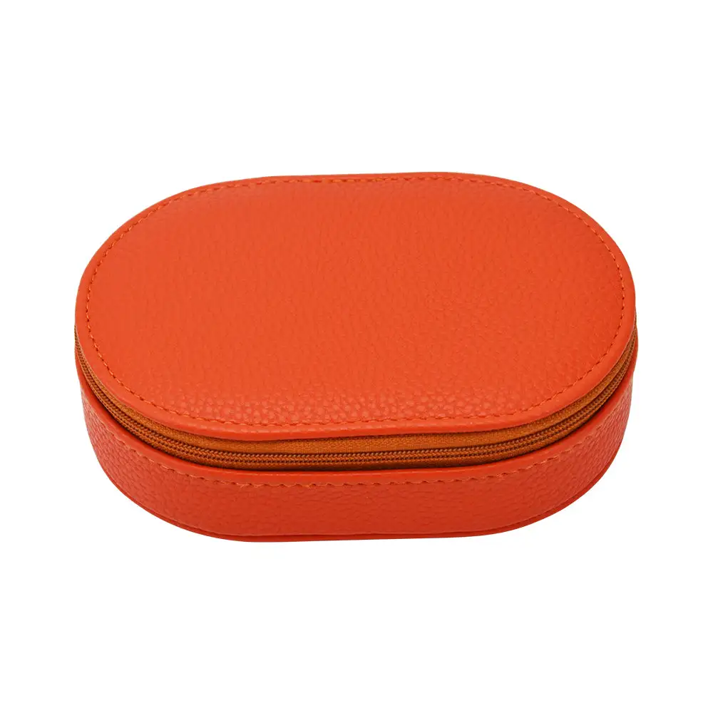 Leah Oval Travel Jewelry Box