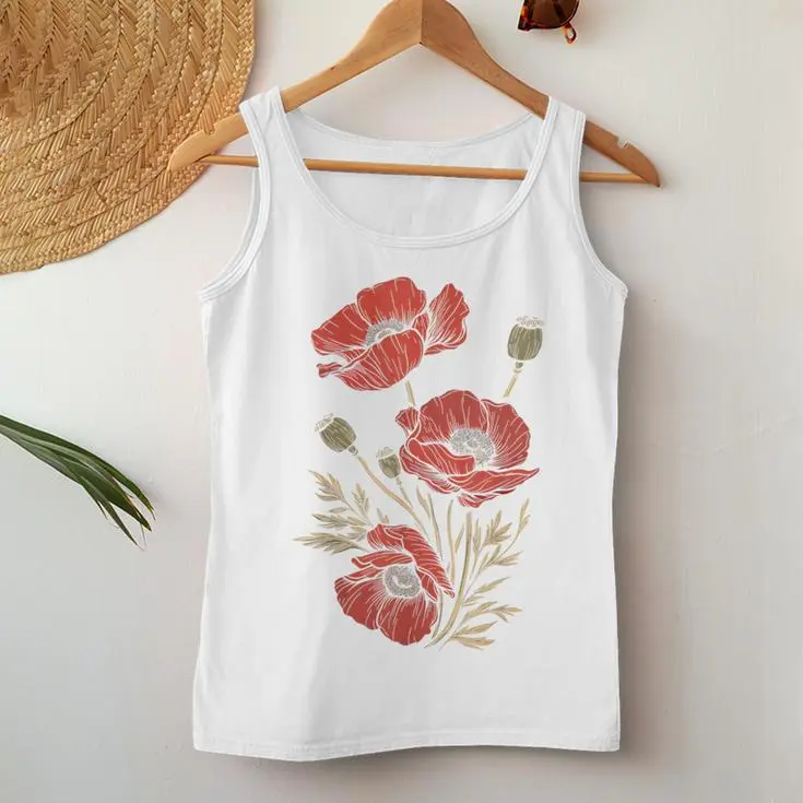 Vintage Floral Women Tank Top