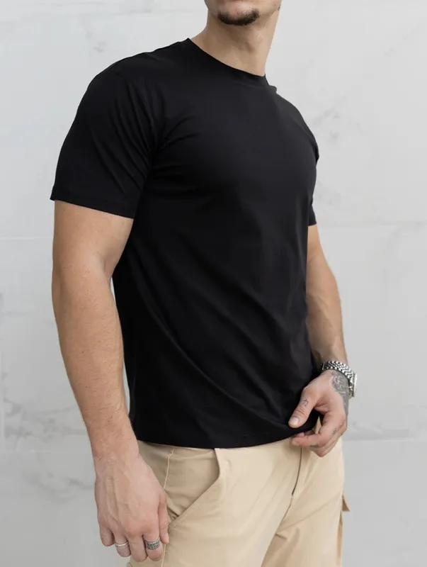 Black Clean Fit T-Shirt Clean Cut
