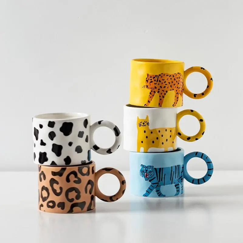 Ceramic Whimsical Drinkware Set