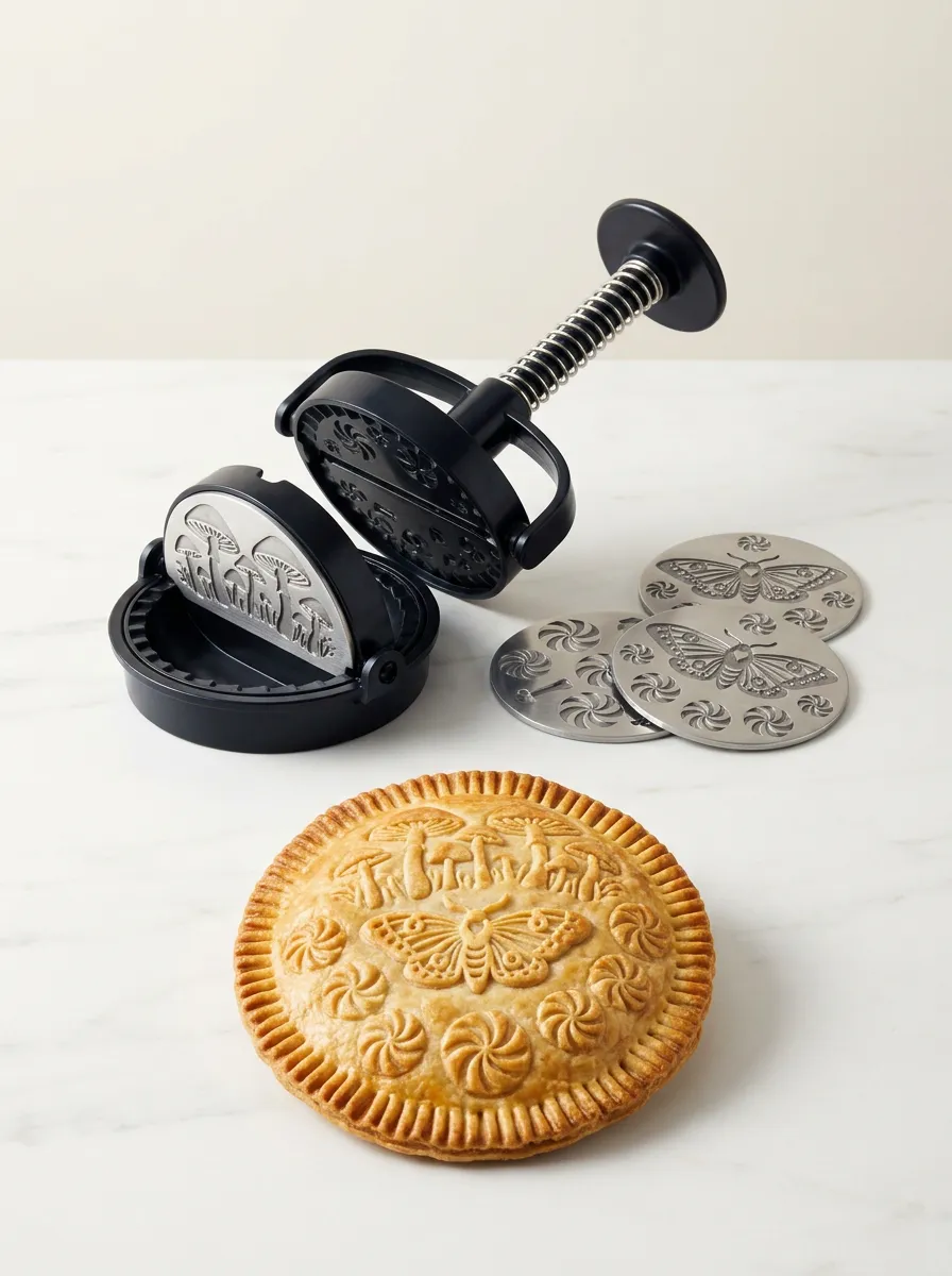 Halloween Mushroom Moth Embossed Hand Pie Mold