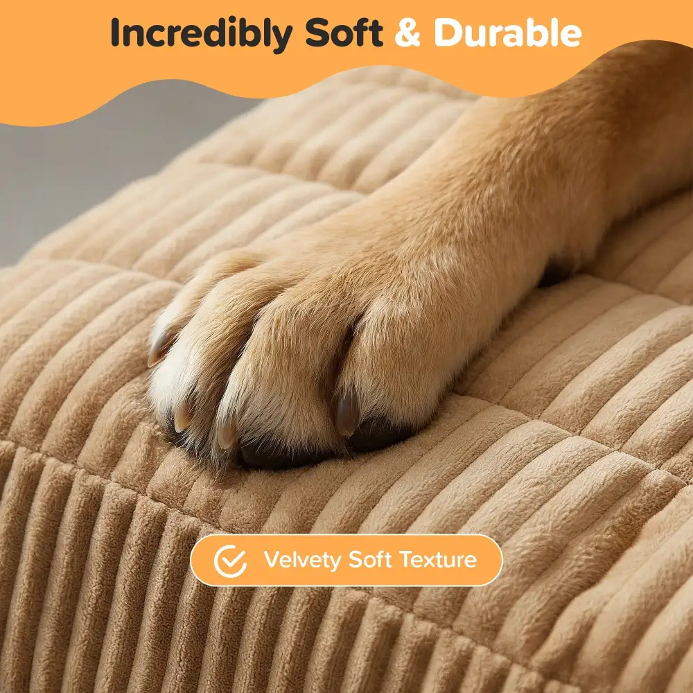 Plush Pet Sofa Cover