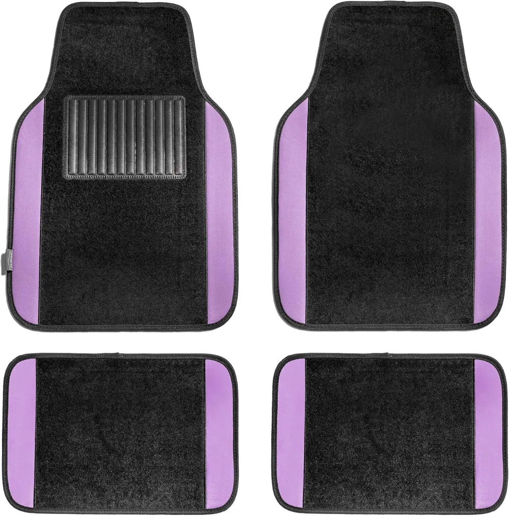 Universal Carpet Automotive Floor Mat Set