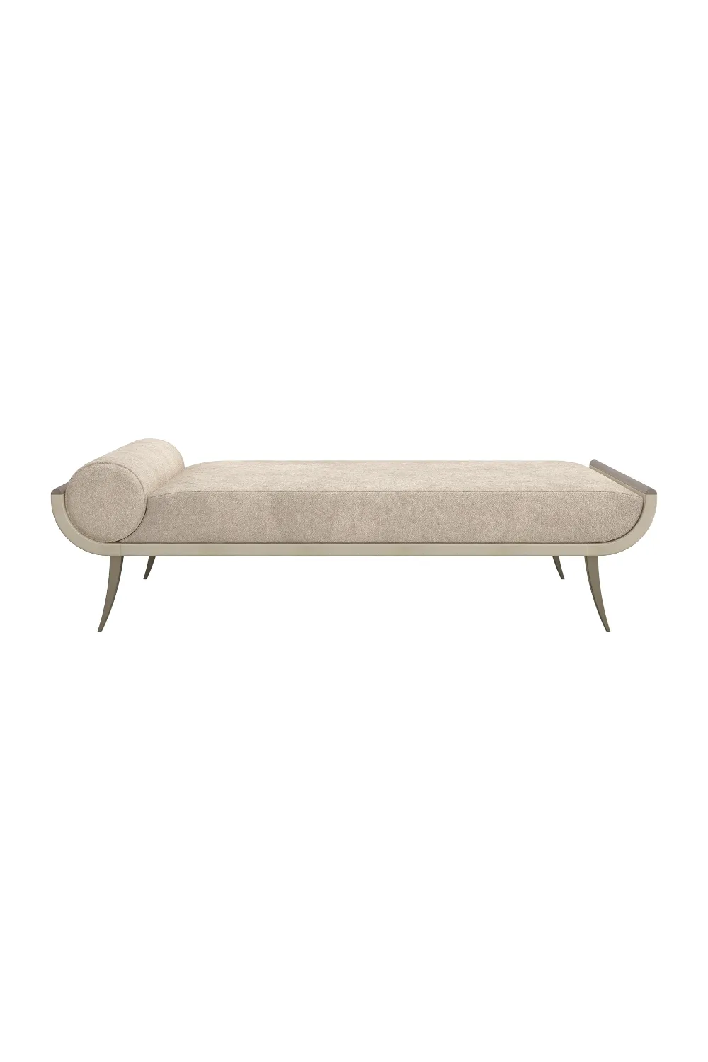 Contemporary Velvet Chaise Lounge