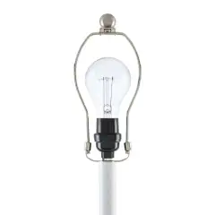 Sculptural Cotton-Shade Floor Lamp