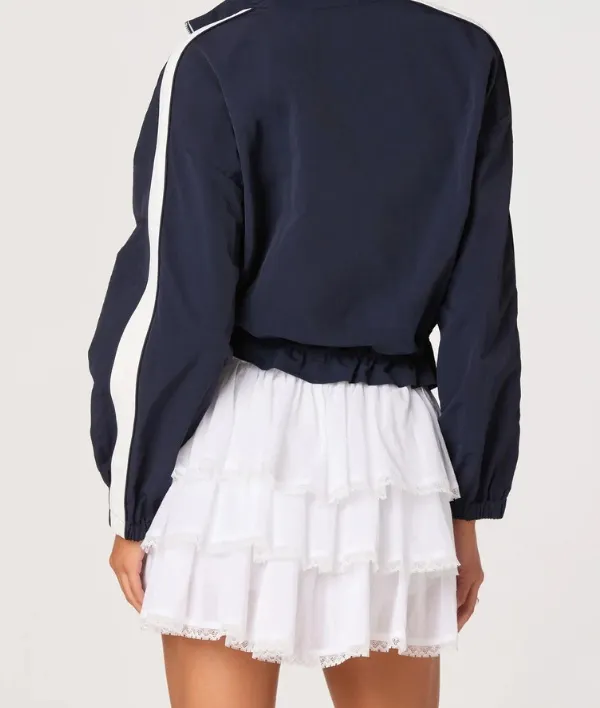Striped Nylon Jacket