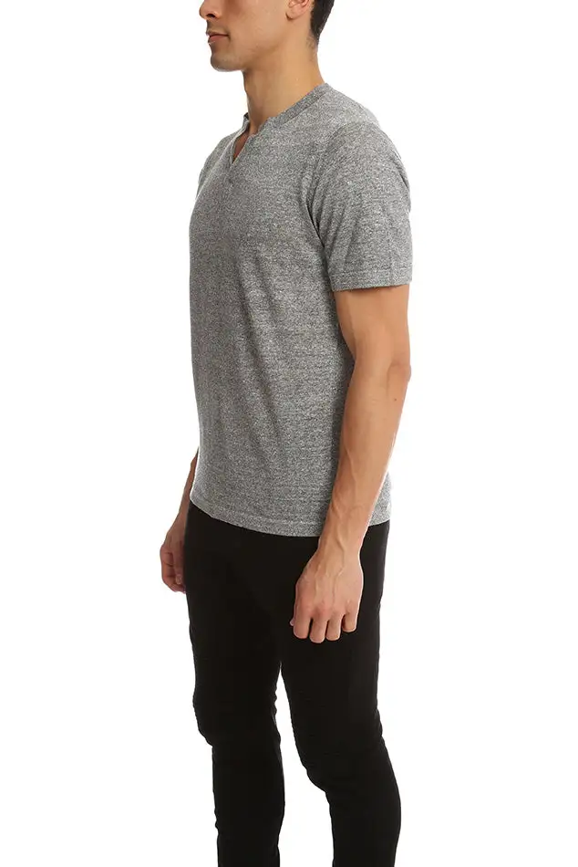 V-Neck Linen Cashmere T-Shirt