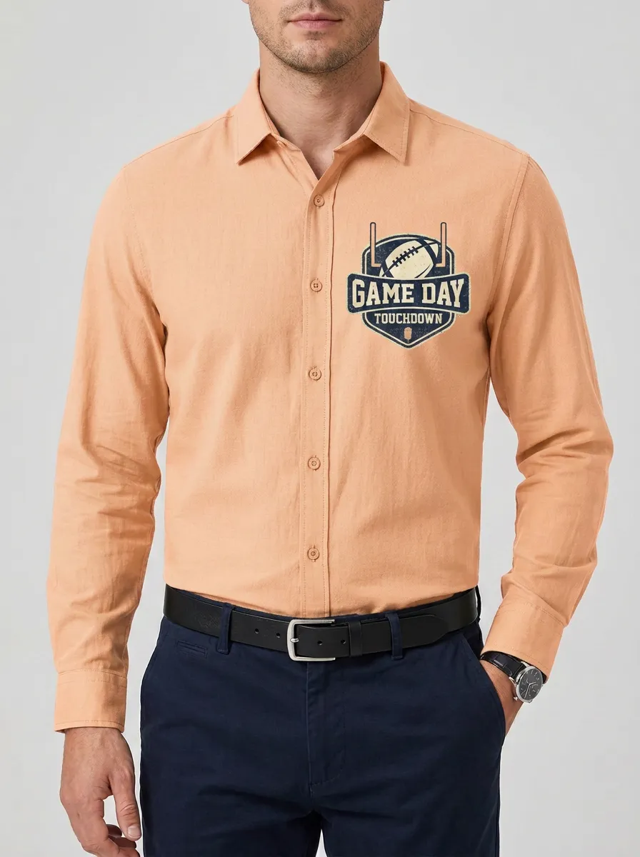 Football Graphic Casual Shirt