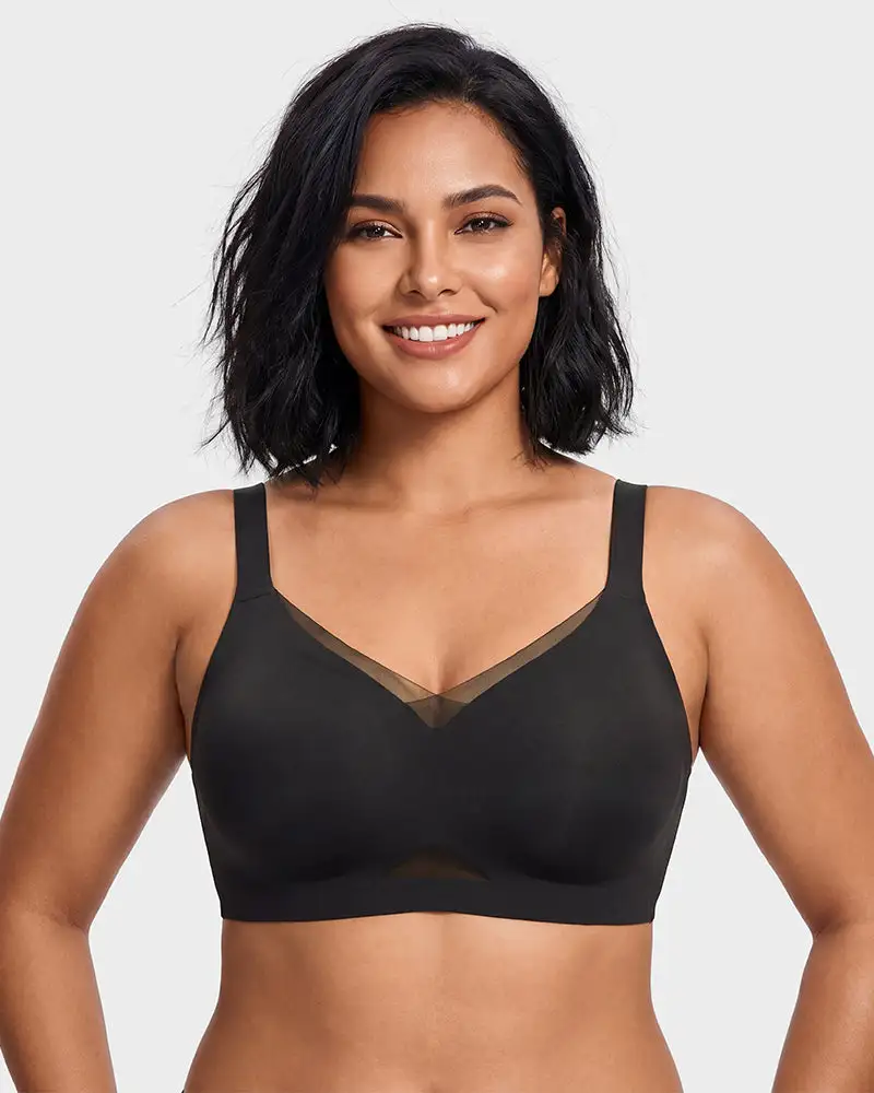 All Day Comfort Wireless Mesh Bra