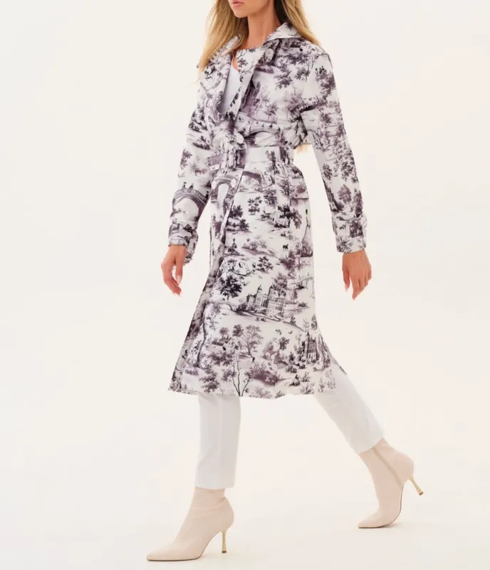 Waterproof Button-Front Raincoat
