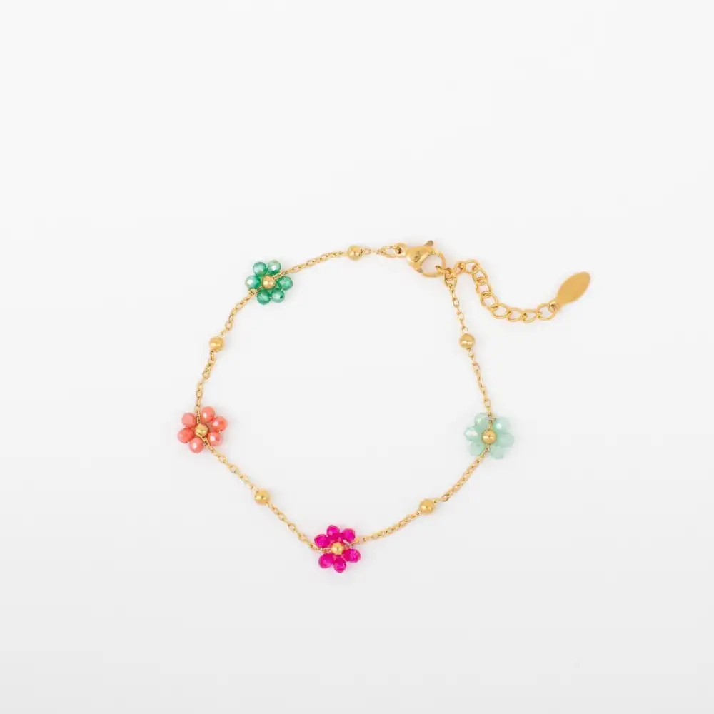 Flower Gold Bracelet