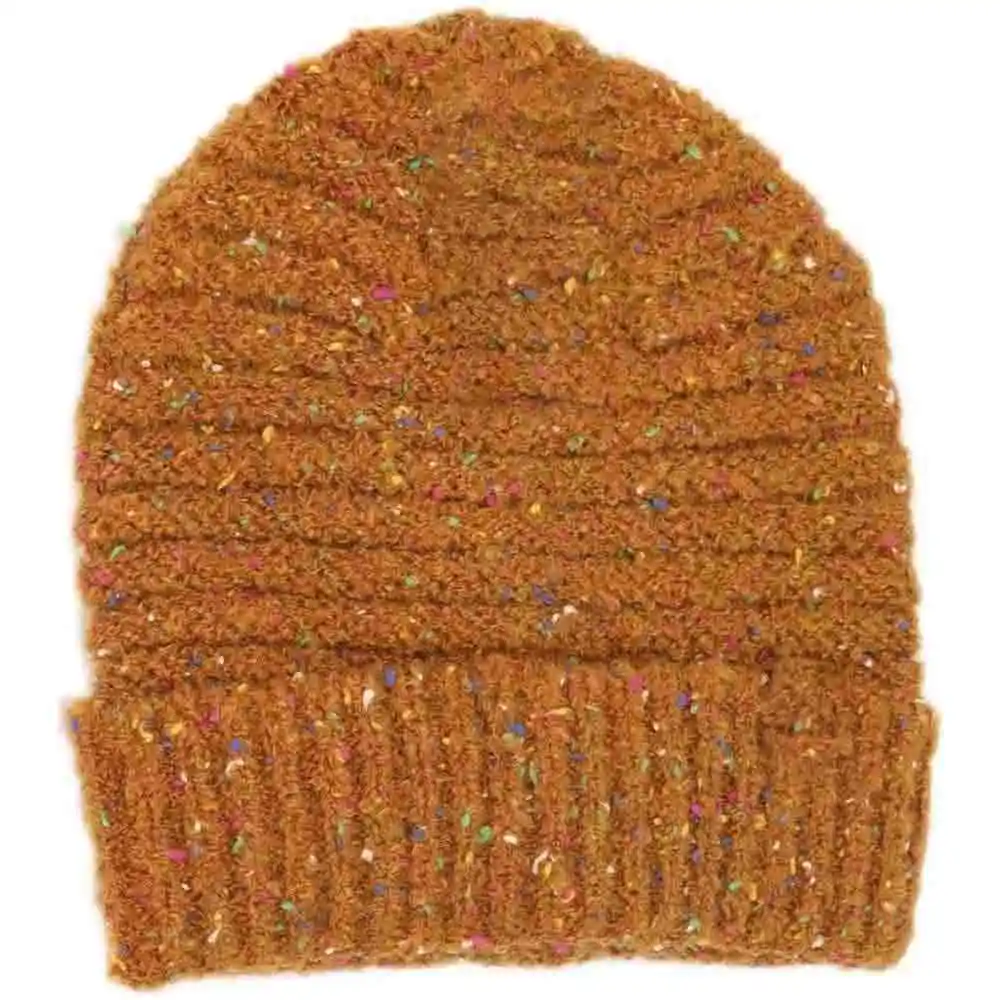Confetti Boucle Knit Cuff Beanie