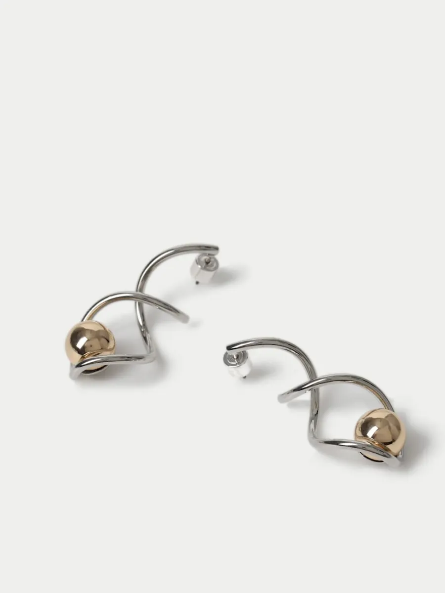 Twist Ball Earrings