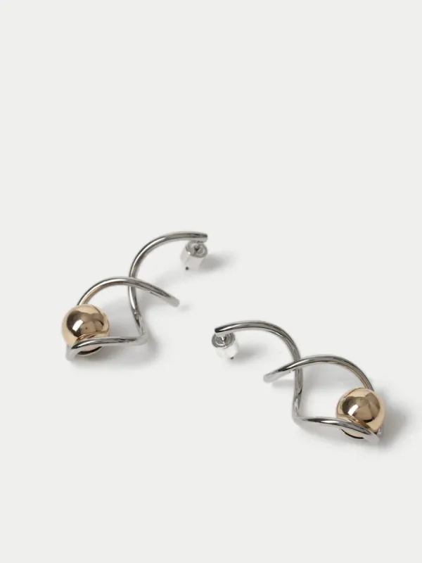 Twist Ball Earrings