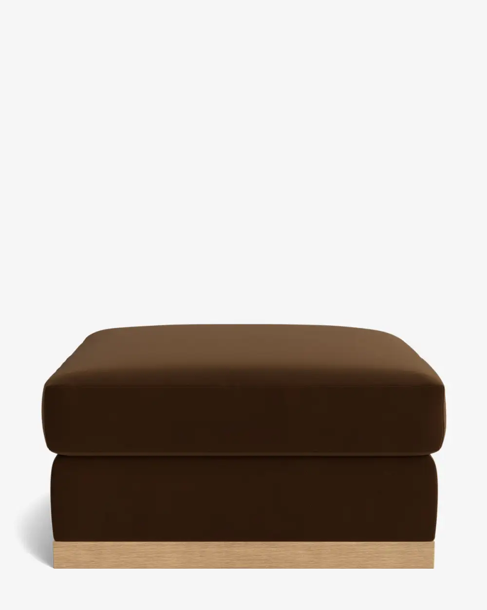 Modular Velvet Ottoman