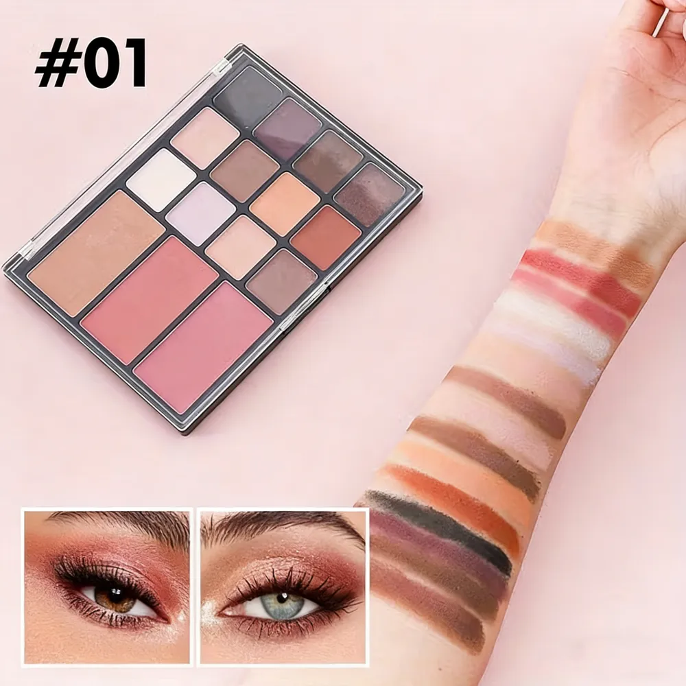 Long-Lasting Matte & Shimmer Eyeshadow