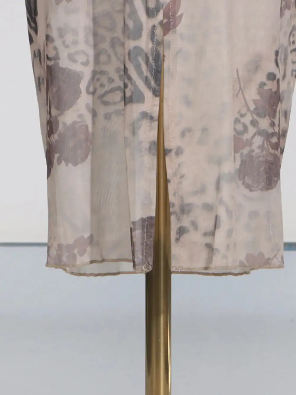 Drape Printed Maxi Dress