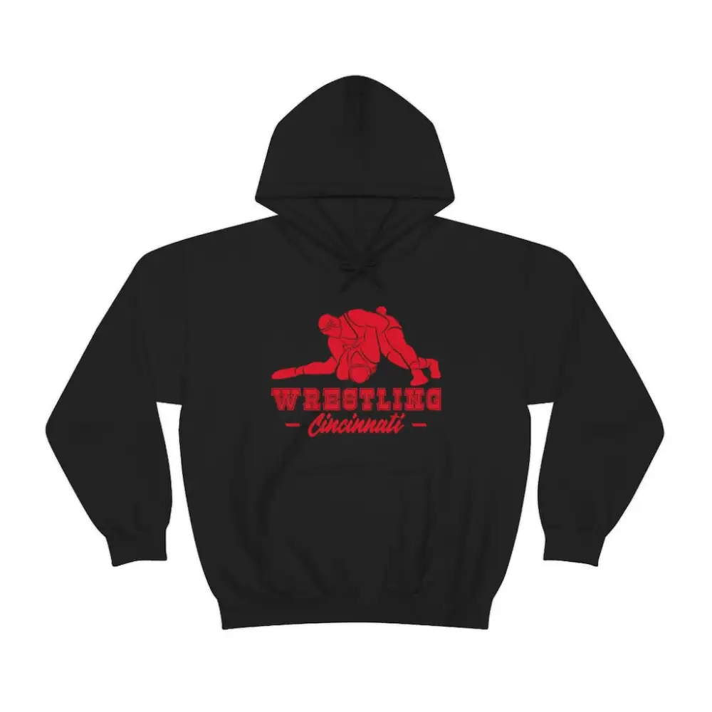 Everyday Practice Day Wrestling Graphic Pullover Hoodie