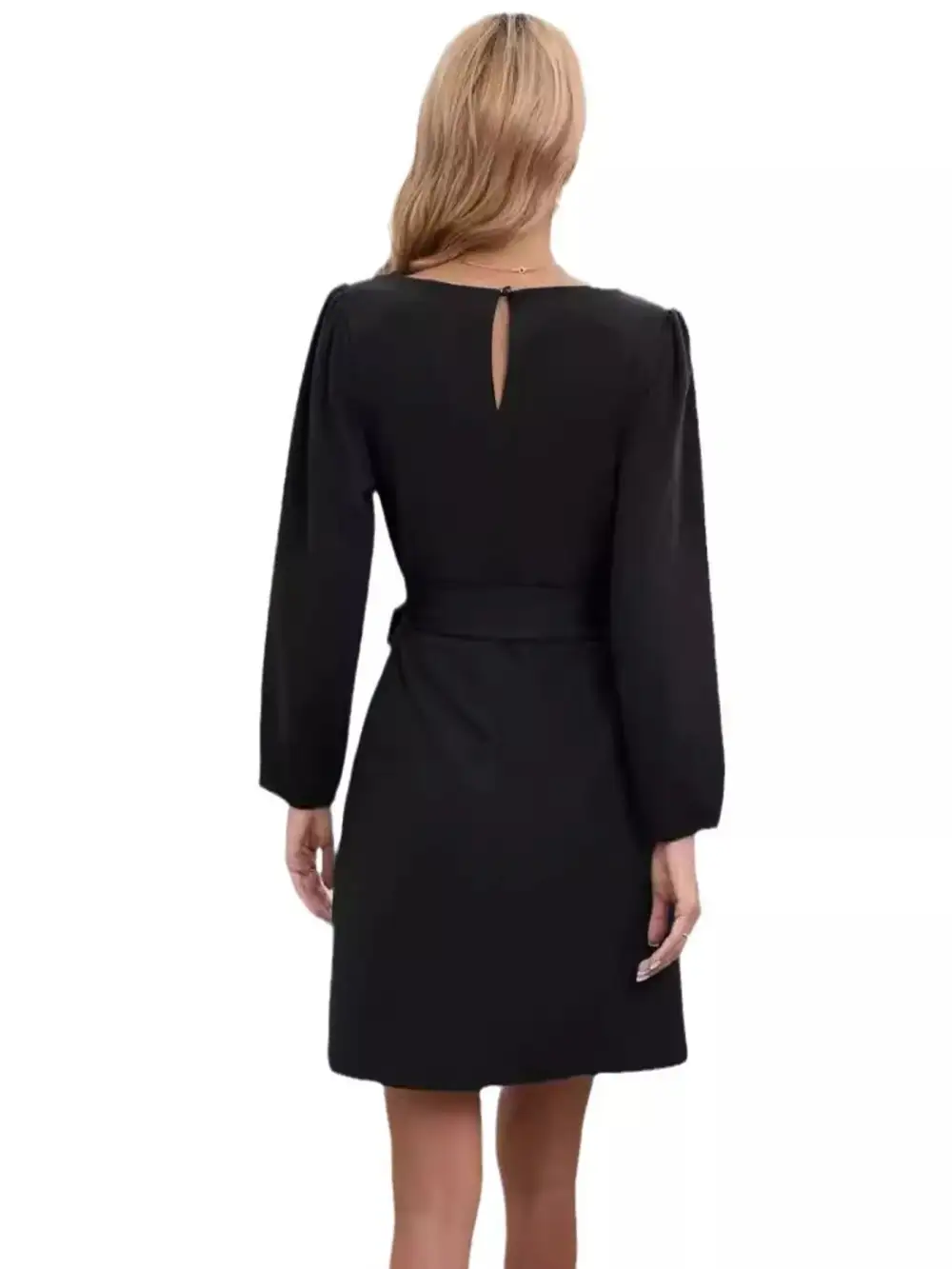 Wearable Cut Tie Waist Mini Dress