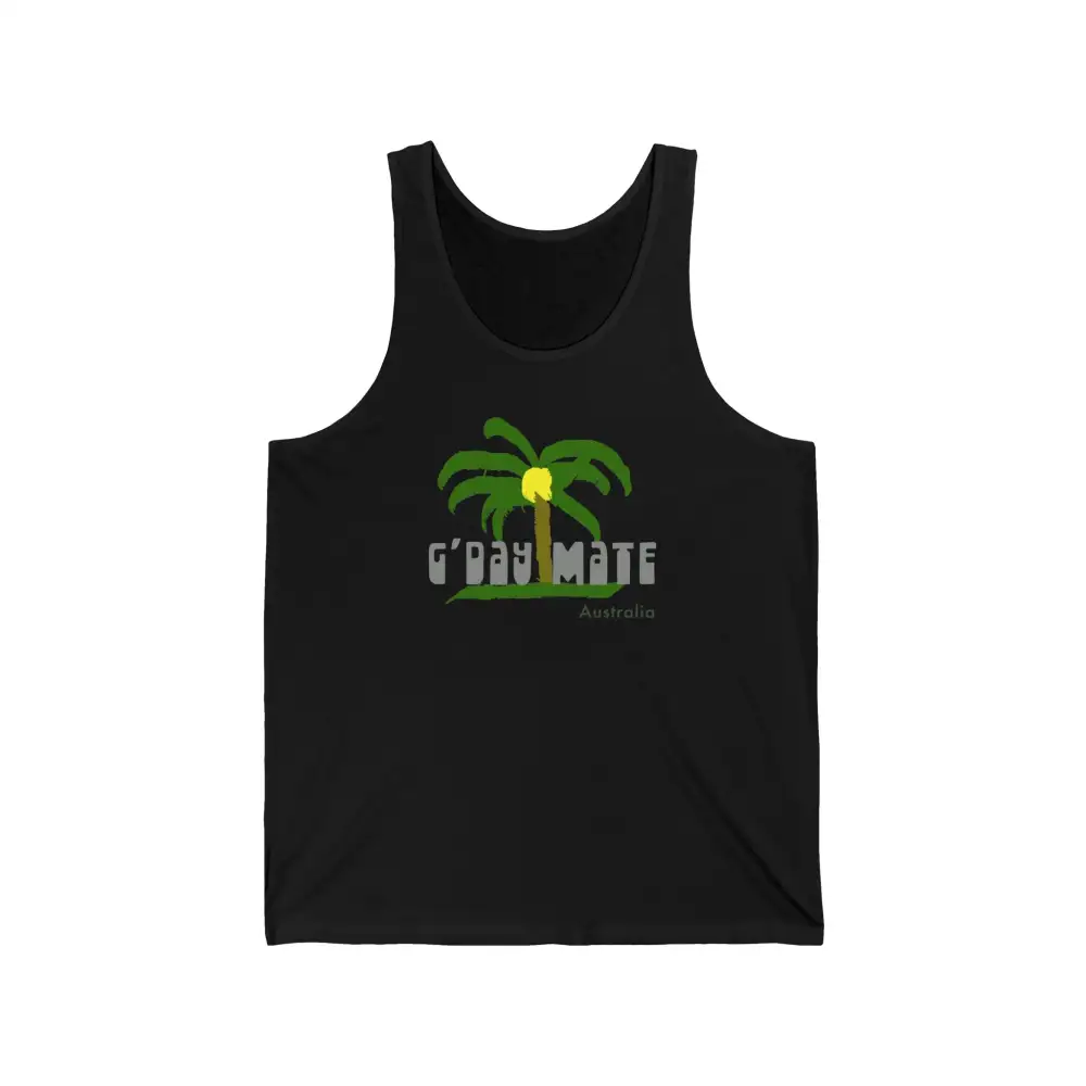 Palm Tree Travel Graphic Tank Top