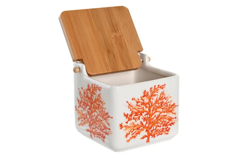 Porcelain Salt Cellar Jar