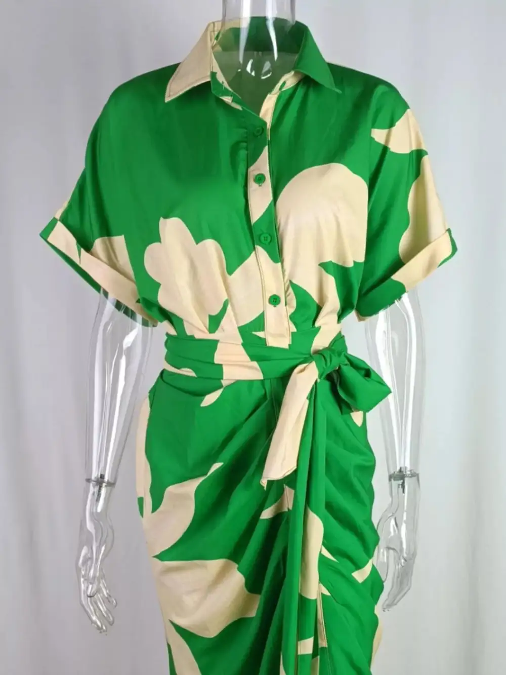 Shirt Short-Sleeve Casual Dress