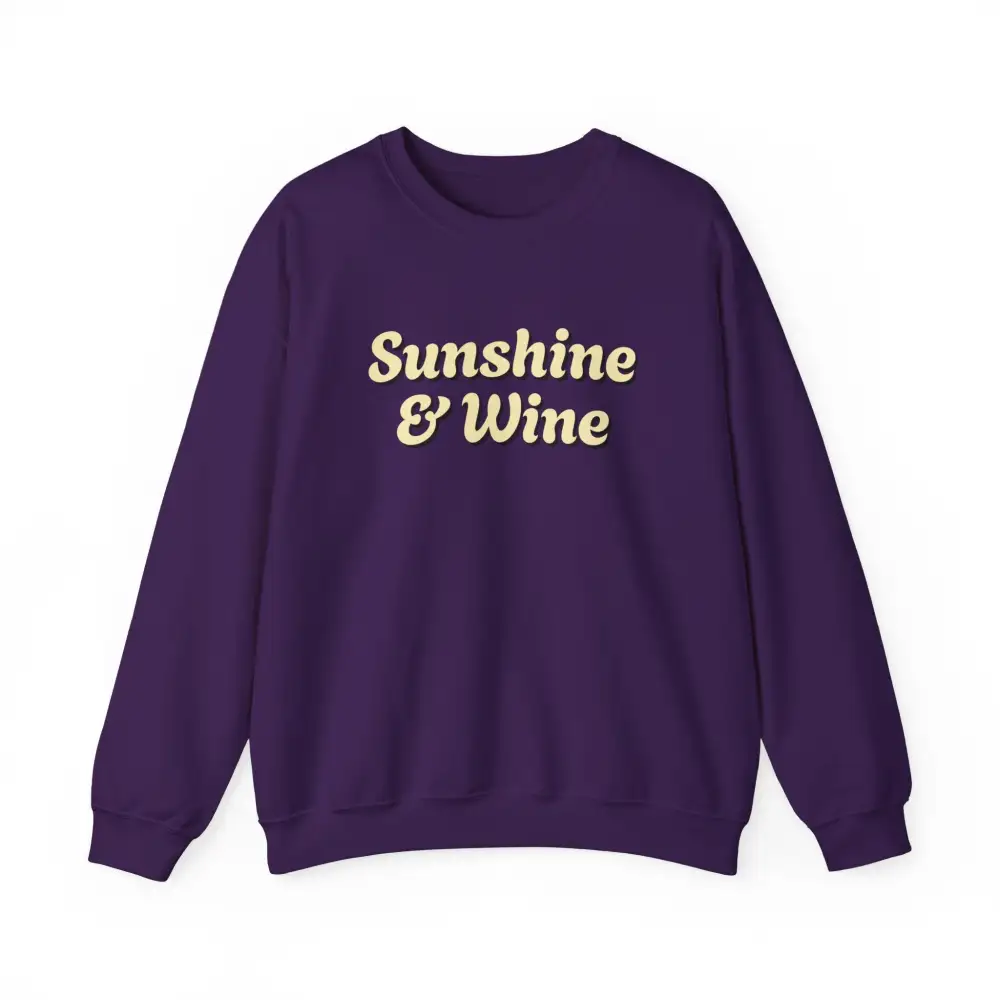 Wine Glow Graphic Sweatshirt