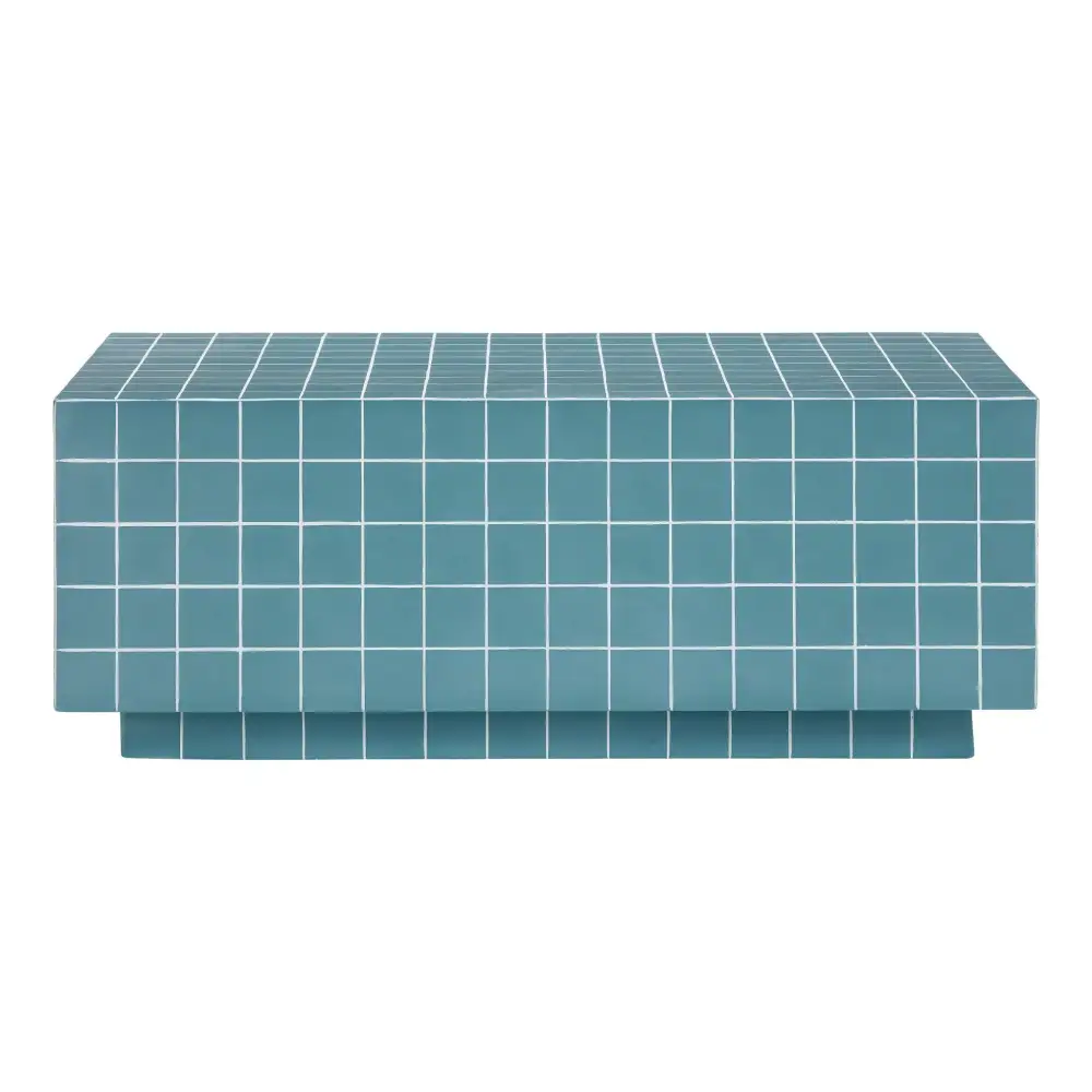 Indoor Outdoor Modern Ceramic Concrete Coffee Table