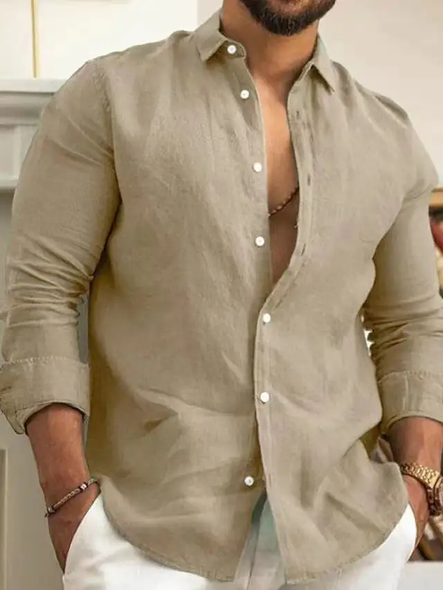 Men's Lightweight Linen Shirt