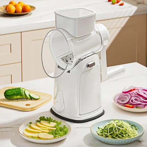 Manual Rotary Vegetable Slicer