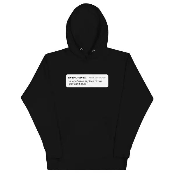 Word Definition Graphic Hoodie