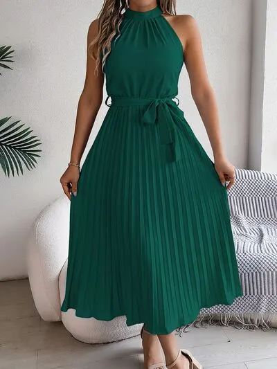 Pleated Casual Dress